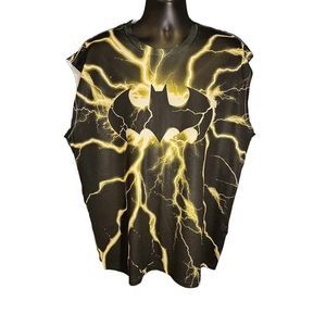 Mens Batman Sleeveless Tank Size 2XL Allover Print
